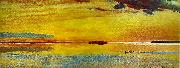 bruno liljefors solnedgang France oil painting artist